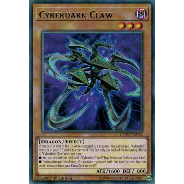 Cyberdark Claw LEDU-EN023 X 3 Mint 1st yugioh Rare Cards